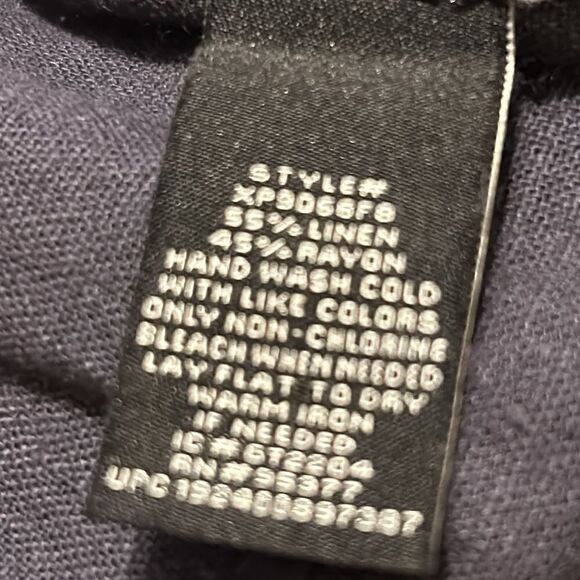 Social Standard by Sanctuary Navy Linen Solstice Jogger Pants XXL NWT - Picture 7 of 8